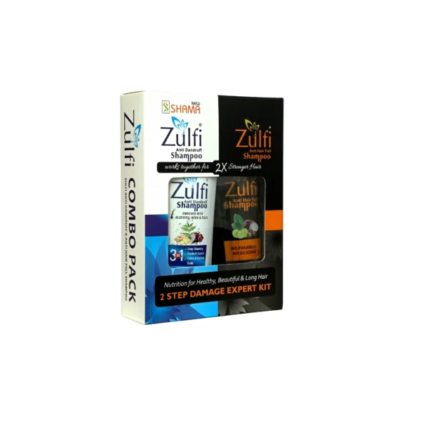 ZULFI ANTI DANDRUFF SHAMPOO + ZULFI HAIR FALL SHAMPOO ( Combo)