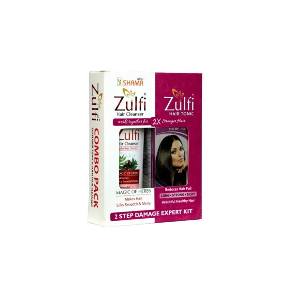 ZULFI HAIR CLEANSER 200 ML + HAIR TONIC 200 ML ( Combo)